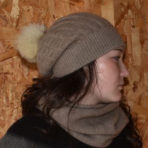 Bonnet en laine chaud - Tuul - pour Homme Femme - Artisans mongols